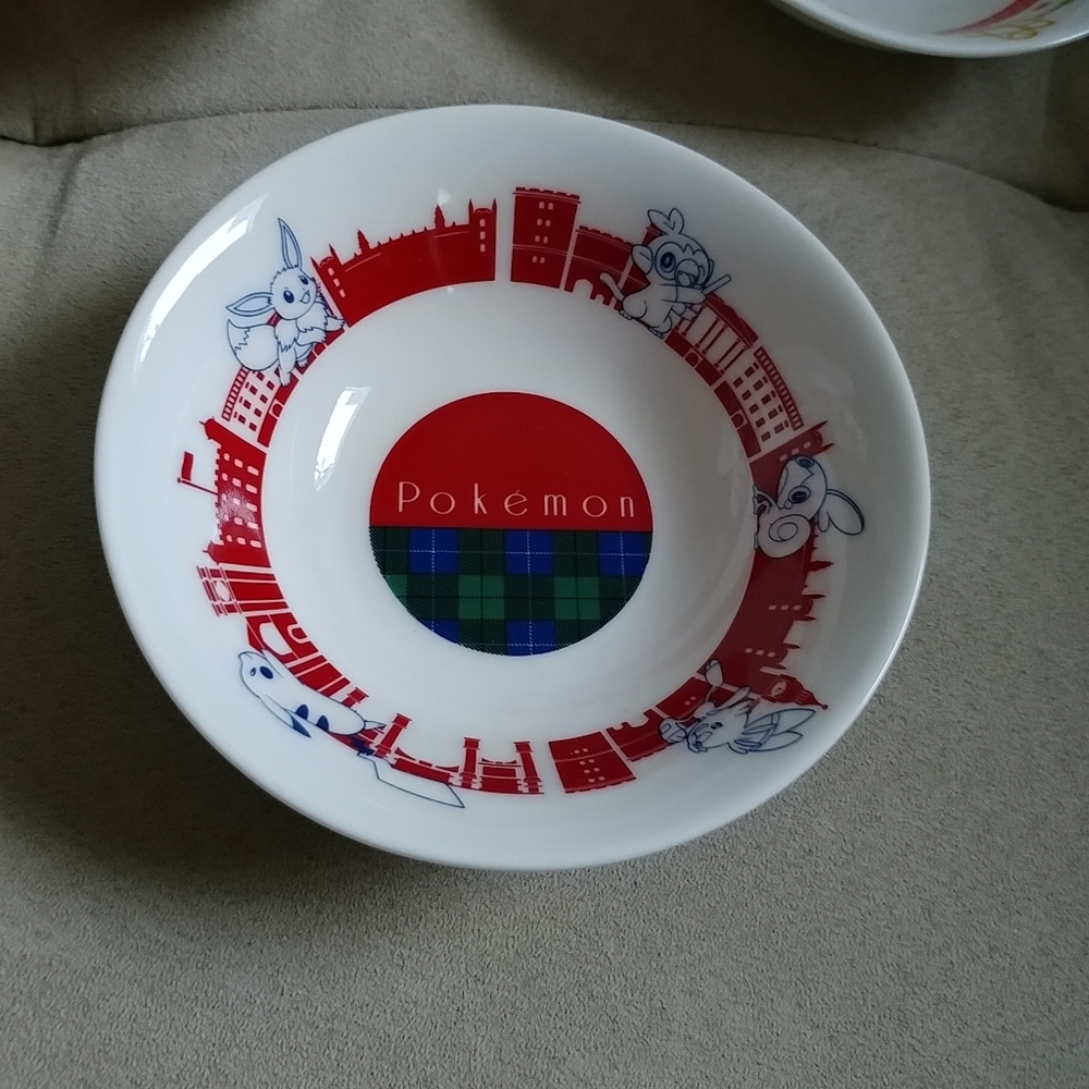 Pokemon Sword & Shield kuji ceramic bowl (Plaid)
